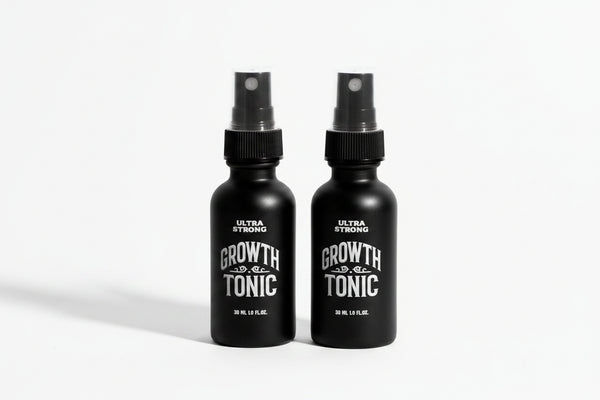 KIT RETO BARBÓN ULTRA POTENTE | Crecimiento Intensivo de Barba y Bigote: 1 Bálsamo + 2 Tónicos (Minoxidil 20%)